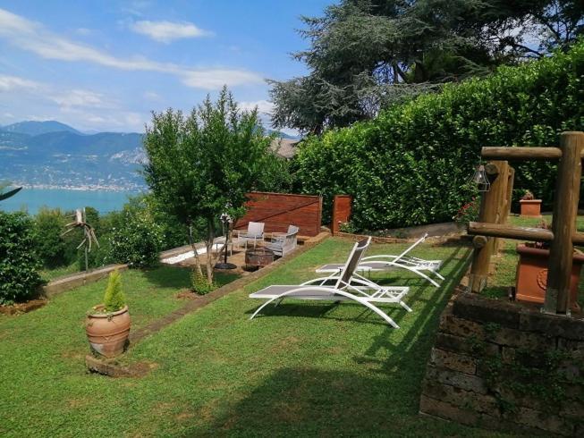 B&B Da Paolo Con Vista Lago Di Garda San Zeno di Montagna Exterior foto