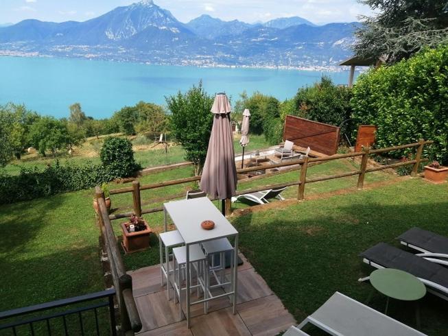 B&B Da Paolo Con Vista Lago Di Garda San Zeno di Montagna Exterior foto